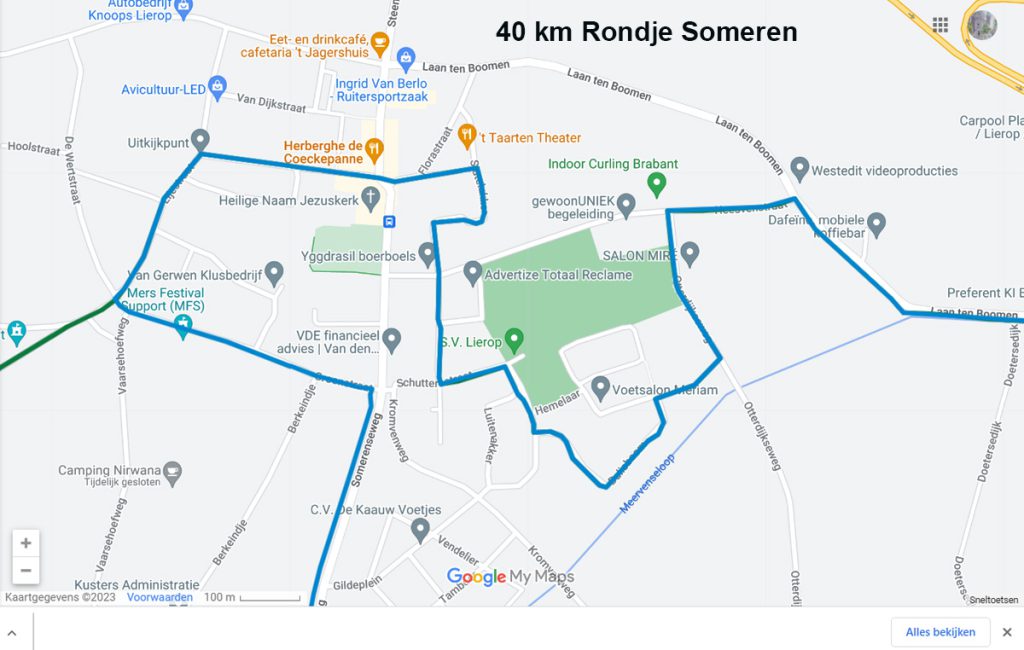 Route Kennedymars door Lierop en meer…